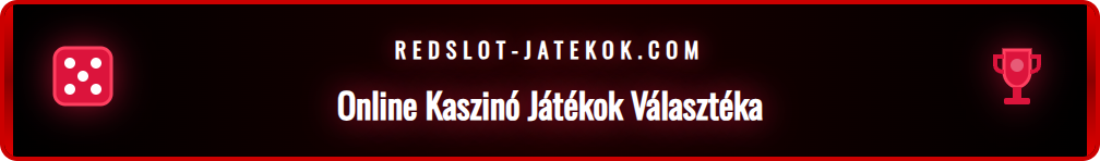 Különböző online kaszinó játékok ikonjai, mint a nyerőgép, rulett és póker kártyák.