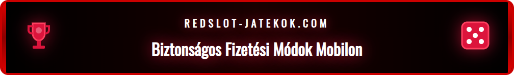 A Redslot applikációban elérhető biztonságos fizetési lehetőségek, mint bankkártya, Skrill és Neteller.