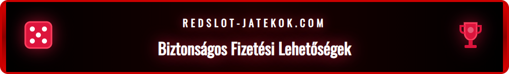 Különböző Redslot fizetési módok ikonjai: bankkártya, Skrill, Neteller.