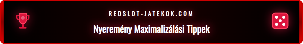 Tippek a Redslot bónuszok okos felhasználásához a maximális nyereményért.