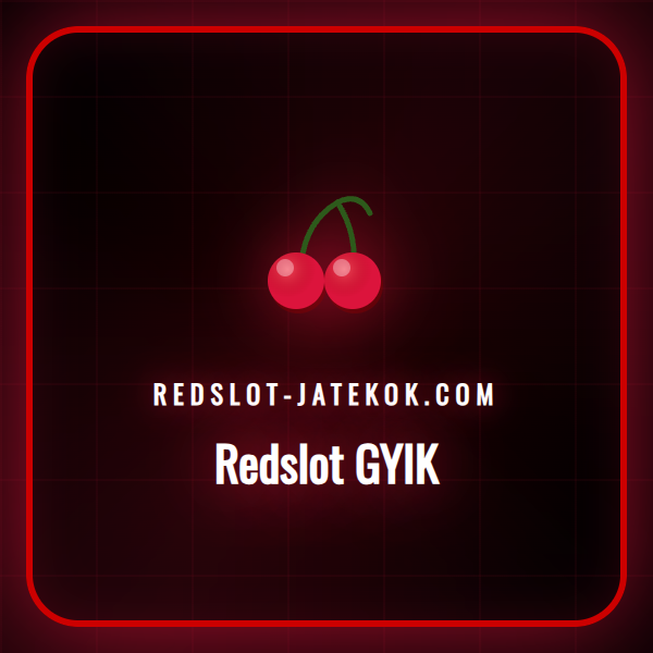 A Redslot GYIK oldal logója egy laptop képernyőjén, amely a leggyakoribb kérdéseket és válaszokat mutatja.
