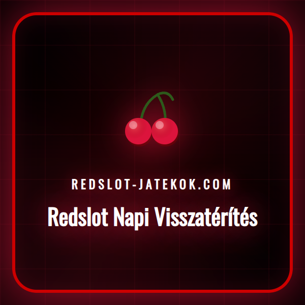 Játékos okostelefonon ellenőrzi a Redslot napi visszatérítését.
