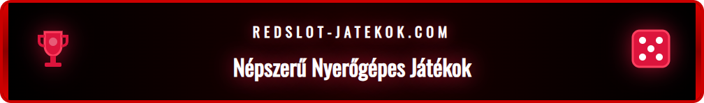 Képernyőkép a Redslot kaszinó legnépszerűbb nyerőgépes játékainak választékáról.