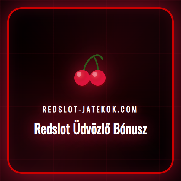 Egy izgatott játékos a Redslot üdvözlő bónusz ajánlatát nézi egy laptop képernyőjén.