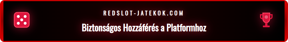 Redslot kaszinó biztonságos bejelentkezési felülete egy laptopon.